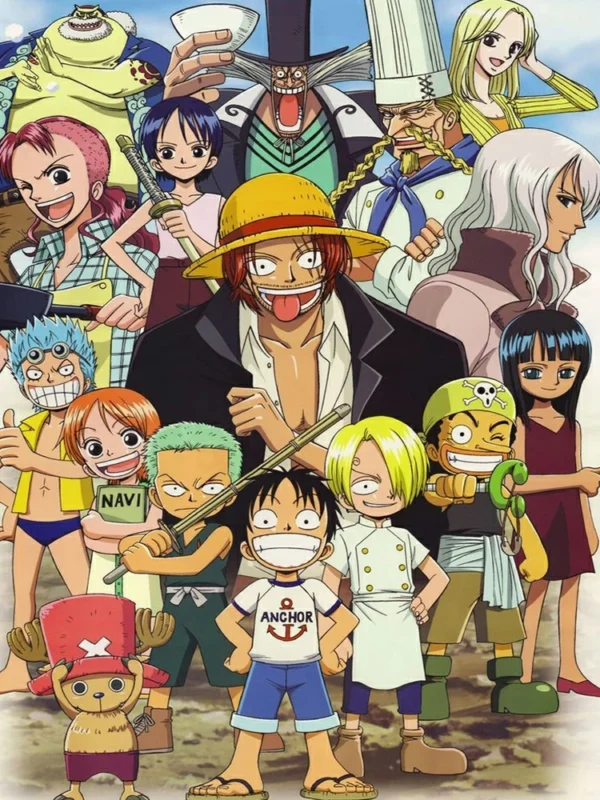 One Piece – Monkey D. Luffy Pintura Diamante 5D DIY