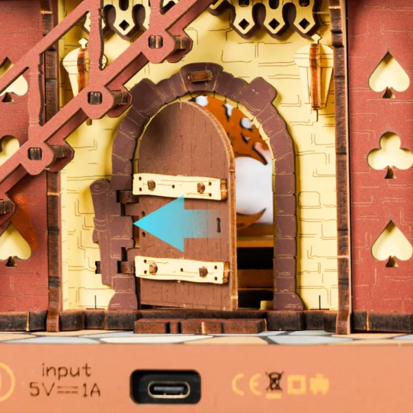Robotime ROKR Cuckoo Clock – Puzzle 3D Mecánico de Madera