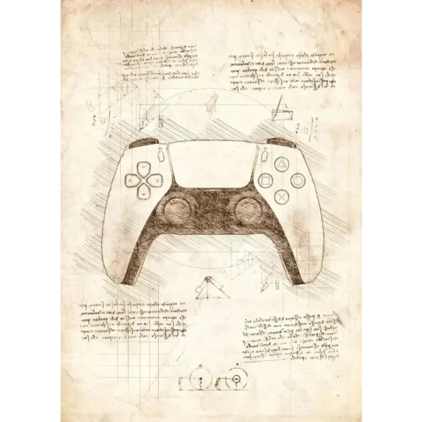 Poster Gamer Vintage Pop – Canvas Painting