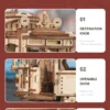 Robotime ROKR Classic City Tram Car – Puzzle 3D de Madera