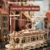Robotime ROKR Classic City Tram Car – Puzzle 3D de Madera