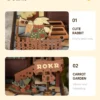 Robotime ROKR Cuckoo Clock – Puzzle 3D Mecánico de Madera