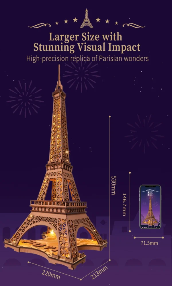 Robotime Rolife – Night of the Eiffel Tower