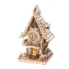 Robotime ROKR Cuckoo Clock – Puzzle 3D Mecánico de Madera