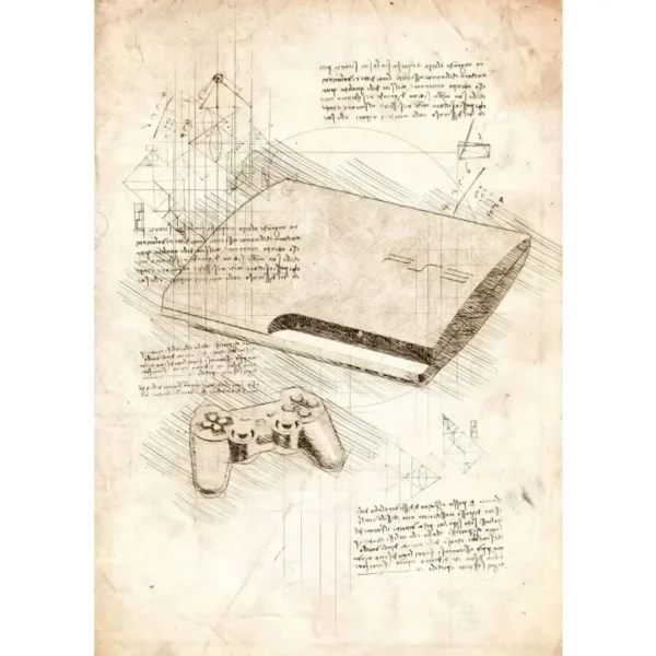 Poster Gamer Vintage Pop – Canvas Painting