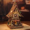 Robotime ROKR Cuckoo Clock – Puzzle 3D Mecánico de Madera