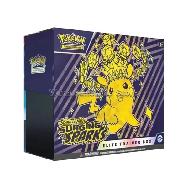 Pokémon TCG – Caja Élite de Entrenador (ETB) SV8 Surging Sparks – Original en Inglés