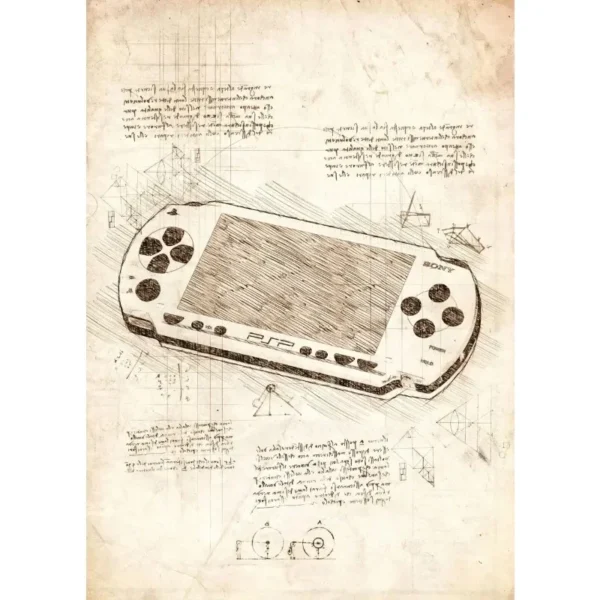 Poster Gamer Vintage Pop – Canvas Painting