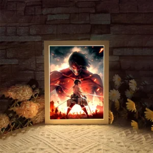 Lámpara Pintura LED – Attack on Titan