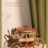 Robotime ROKR Stagecoach Music Box – Puzzle 3D de Madera