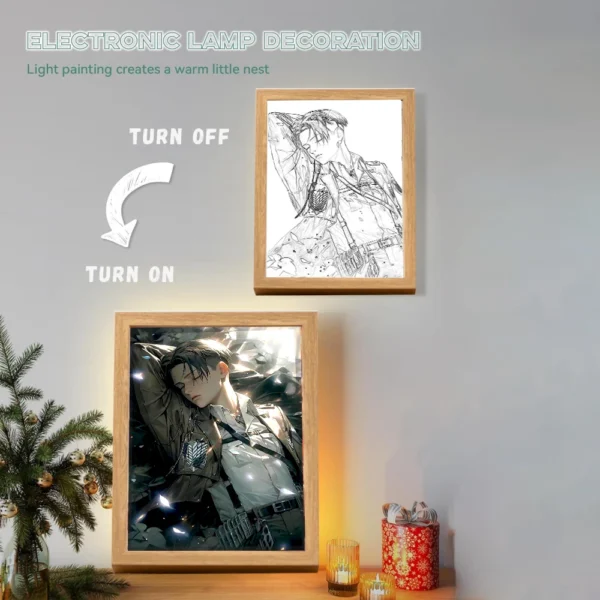 Lámpara Pintura LED – Attack on Titan
