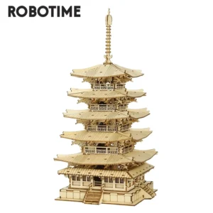 Robotime Rolife Five-storied Pagoda 3D Puzzle