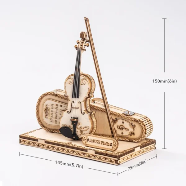 Rompecabezas 3D de Madera ROKR Violín Capriccio