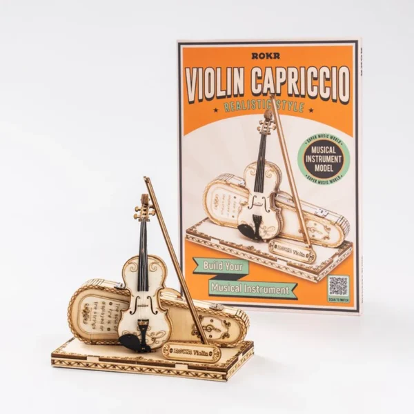 Rompecabezas 3D de Madera ROKR Violín Capriccio