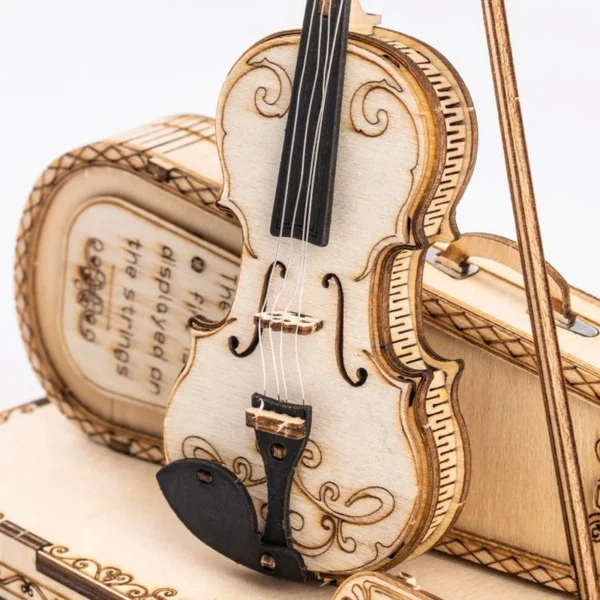 Rompecabezas 3D de Madera ROKR Violín Capriccio