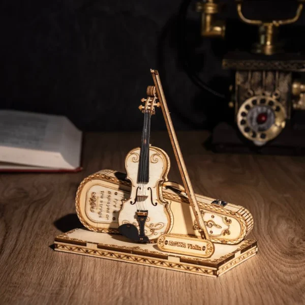Rompecabezas 3D de Madera ROKR Violín Capriccio