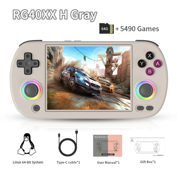 Consola Portátil Anbernic RG40XX H (Pantalla 4" IPS)